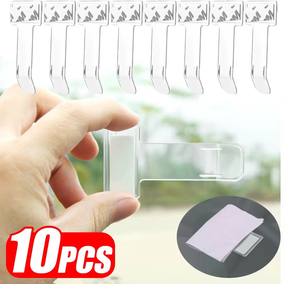 Car Organizer - Plastic Car Styling Parking Ticket Holder