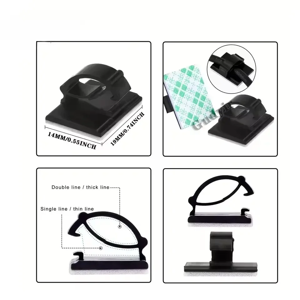 Adhesive Car Cable Charger Lin - đánh giá và giá Car Cable Organizer