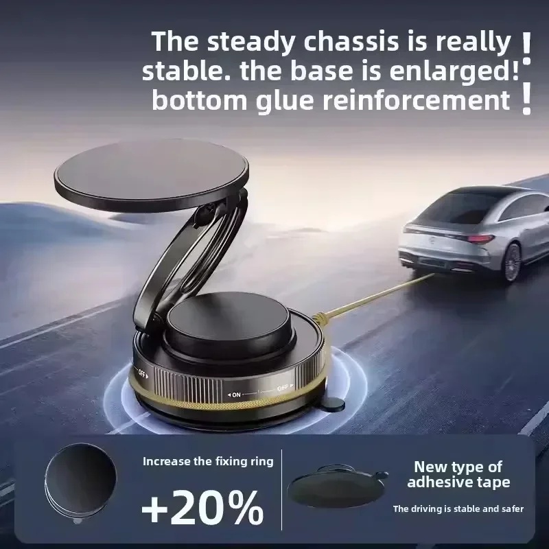 New vacuum magnetic car phone  - đánh giá và giá Car Vacuum