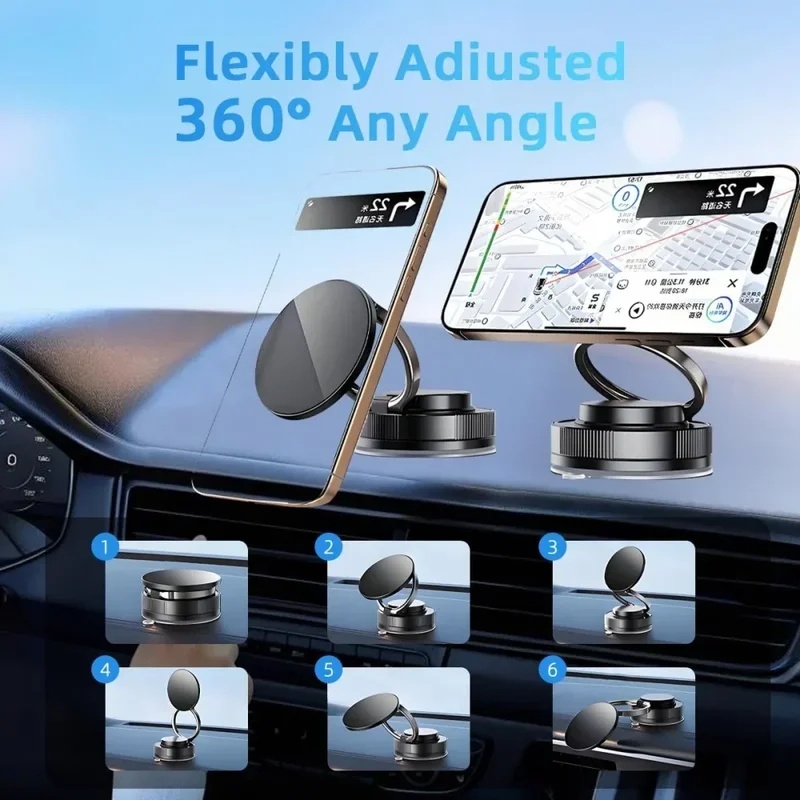 New vacuum magnetic car phone  - đánh giá và giá Car Vacuum