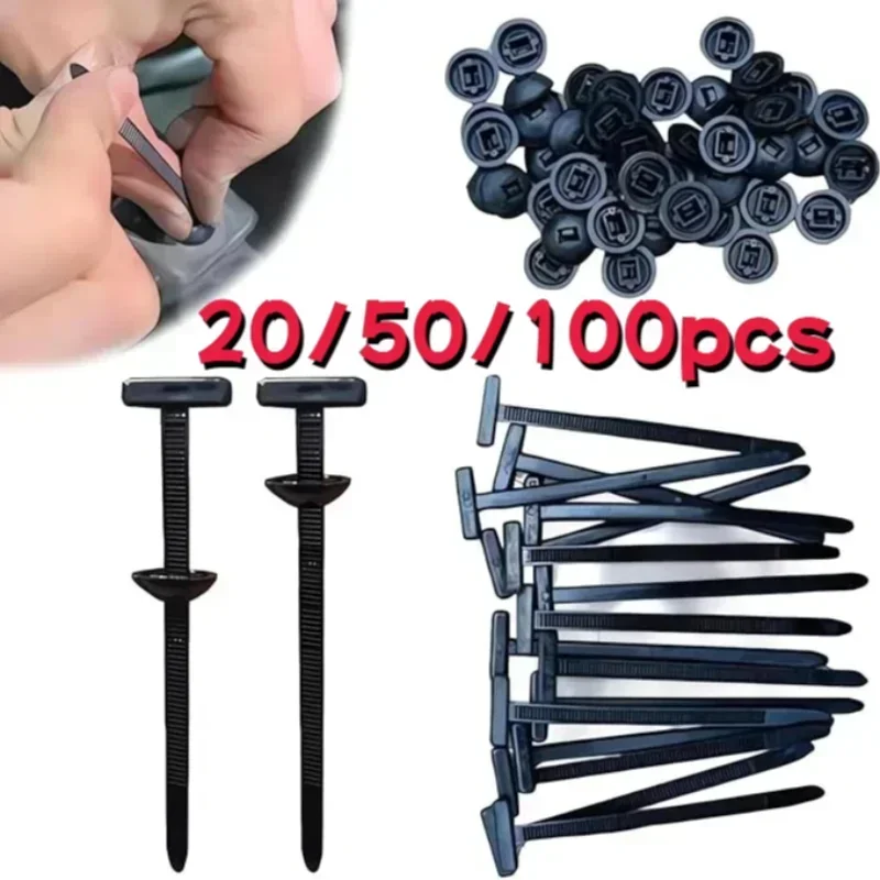 5-200pcs Nylon Cable Tie Buckl - đánh giá và giá Car Cable Organizer