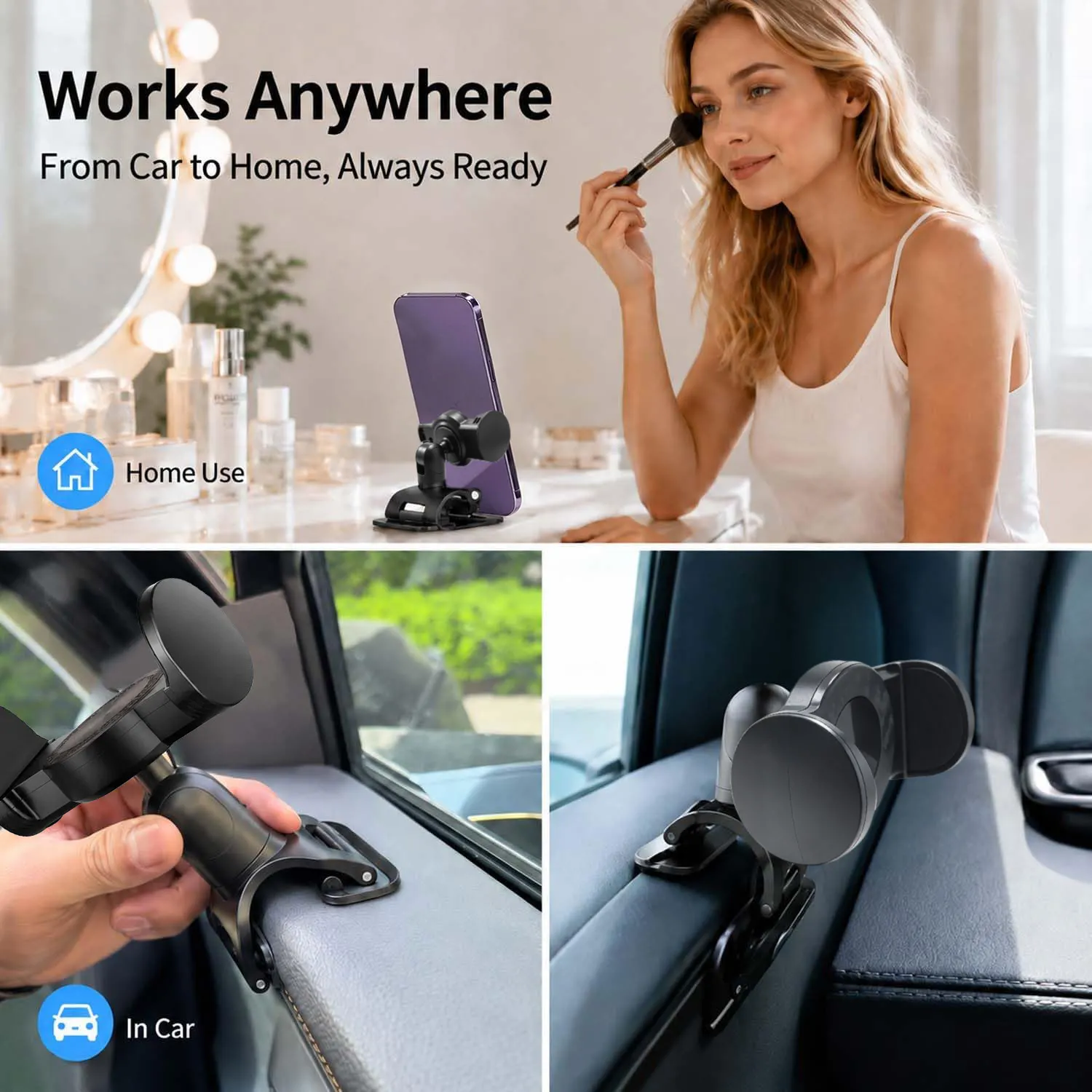 360-degree rotating car phone  - đánh giá và giá Car Phone Holder