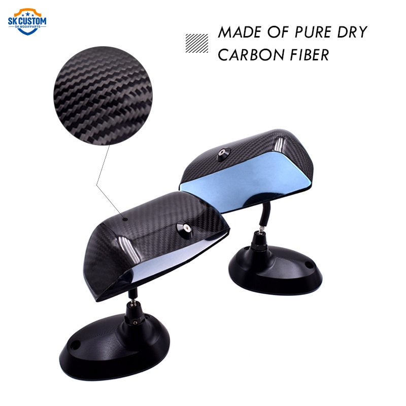Dry Carbon Fiber Real View Mir - đánh giá và giá Car Mirror