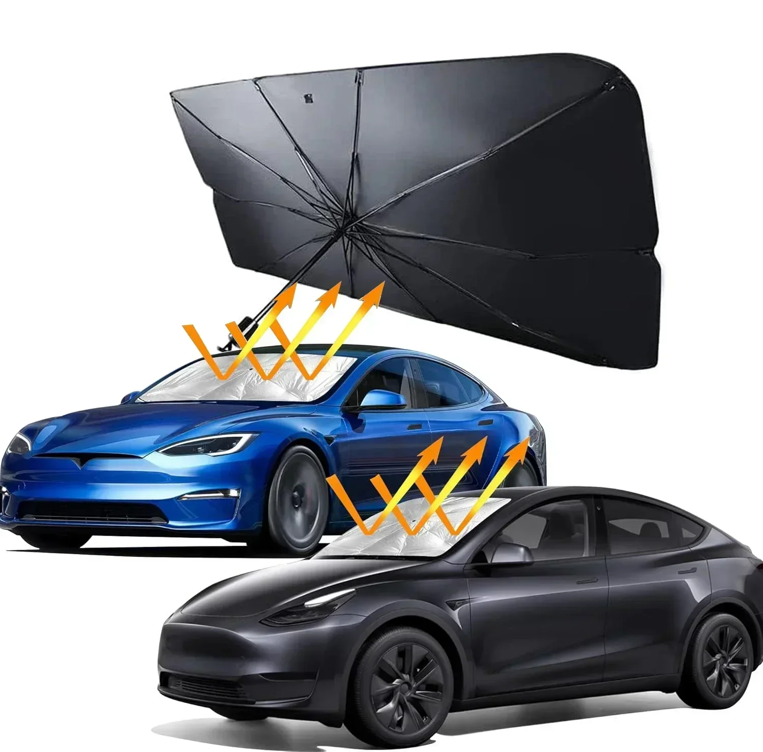 Car Parasol Inside The Front W - đánh giá và giá Windshield Sun Shade